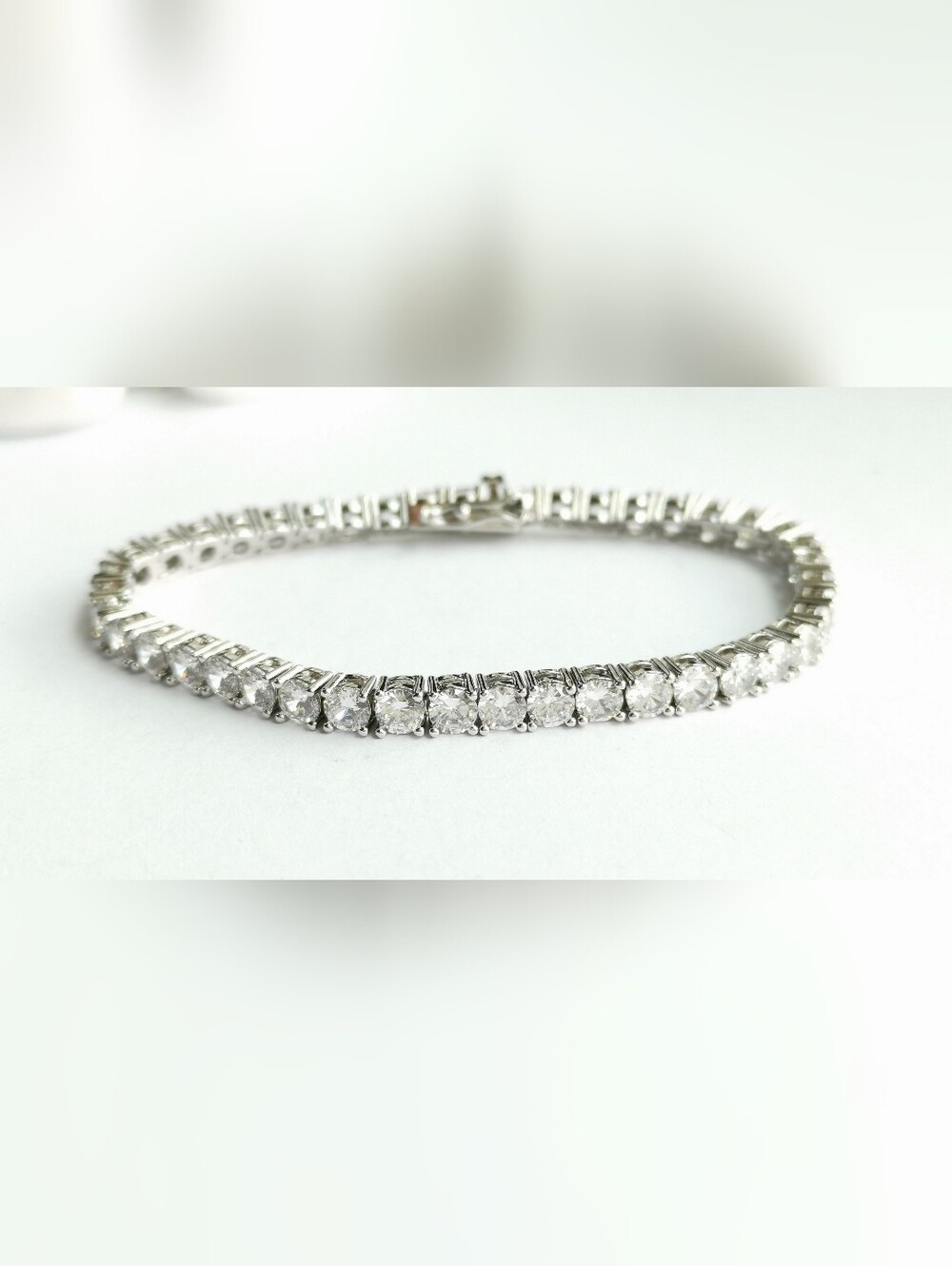 4mm CZ Tennis Bracelet 7" 🆕